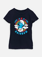 The Smurfs Love Is Rainbow Youth Girls T-Shirt