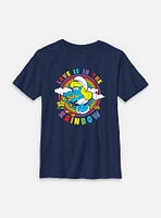 The Smurfs Love Is Rainbow Smurfette Youth T-Shirt