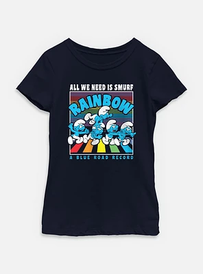 The Smurfs All We Need Is Smurf Youth Girls T-Shirt