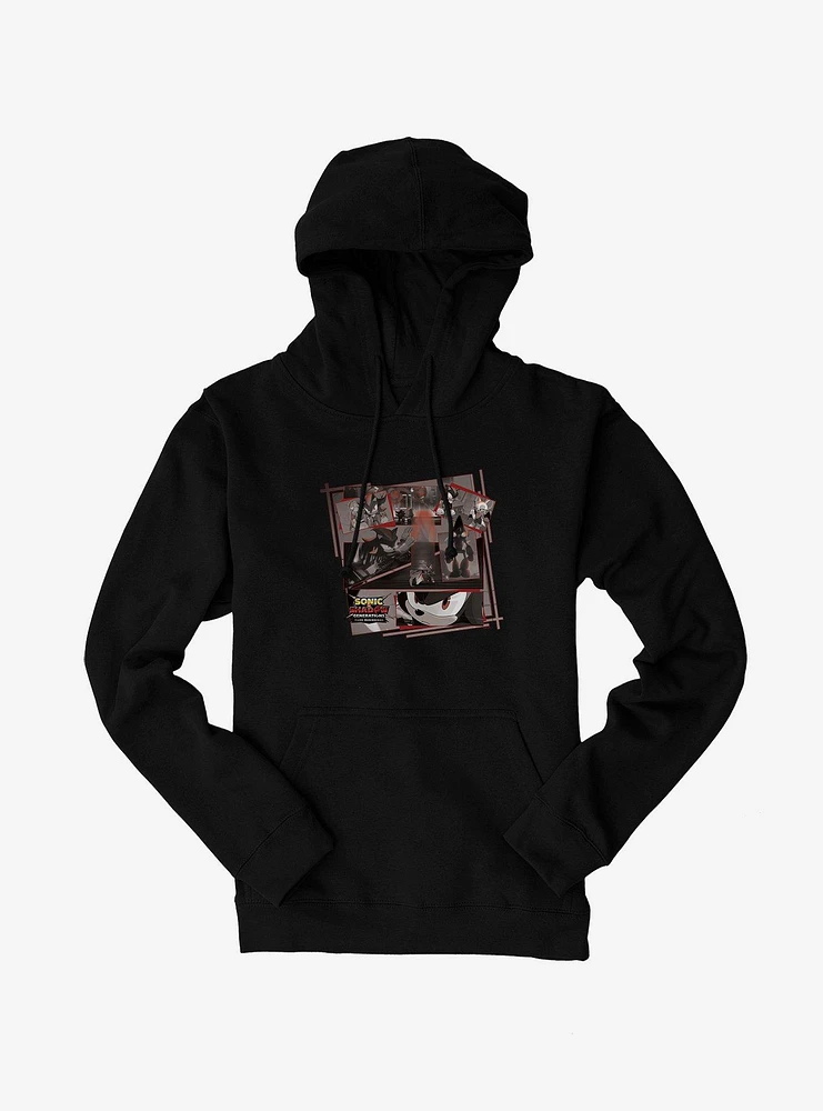 Sonic X Shadow Generations: Dark Beginnings Collage Hoodie