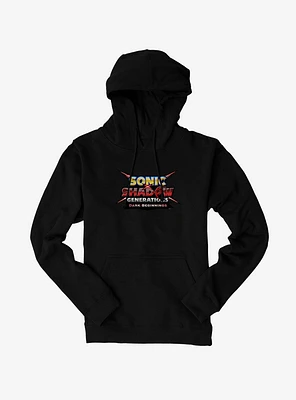 Sonic X Shadow Generations: Dark Beginnings Title Logo Hoodie