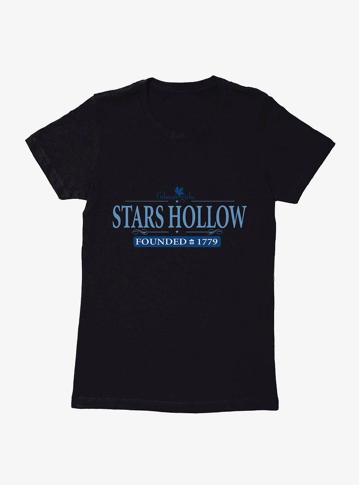 Gilmore Girls Stars Hollow Founded 1779 Womens T-Shirt