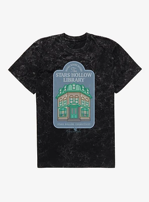 Gilmore Girls The Stars Hollow Library Mineral Wash T-Shirt