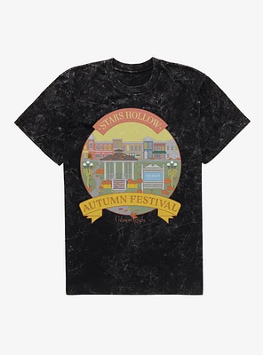 Gilmore Girls Stars Hollow Autumn Festival Mineral Wash T-Shirt