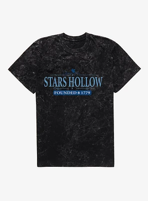 Gilmore Girls Stars Hollow Founded 1779 Mineral Wash T-Shirt