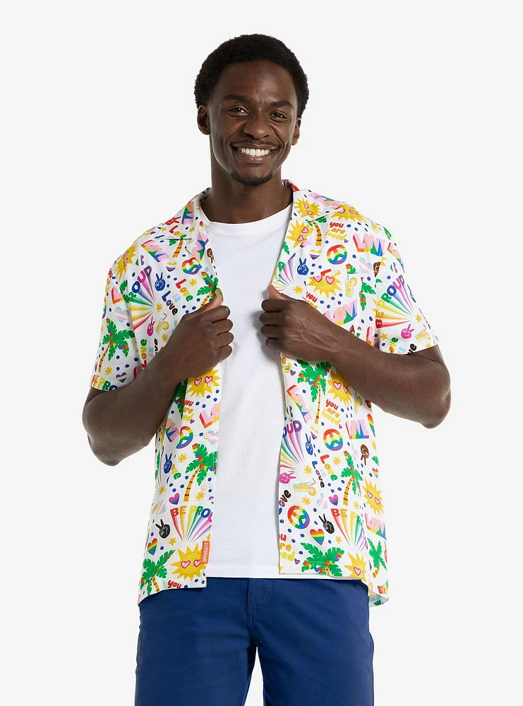 Tropic Pride Button-Up Shirt