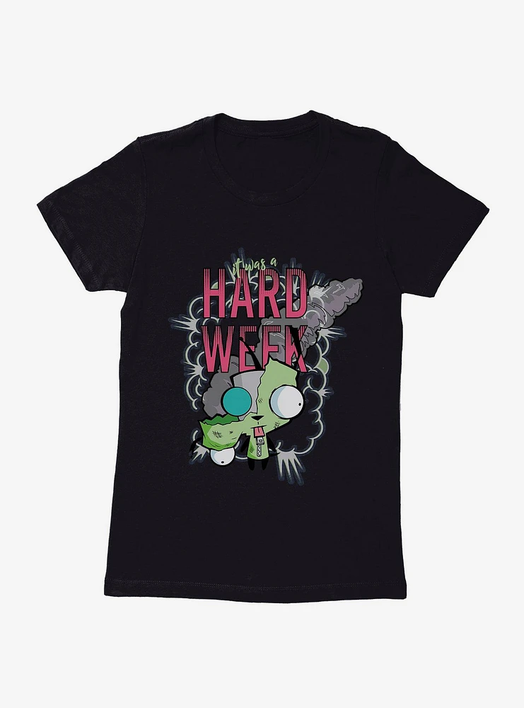 Invader Zim Hard Week GIR Womens T-Shirt