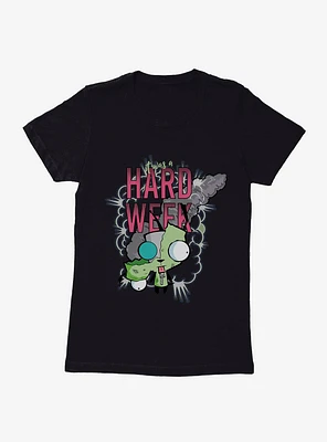 Invader Zim Hard Week GIR Womens T-Shirt