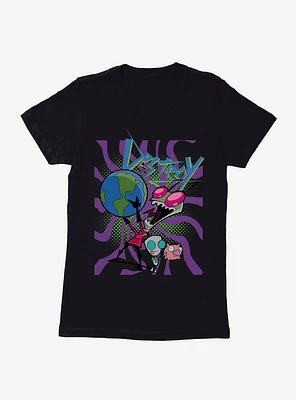 Invader Zim Destroy The World Womens T-Shirt