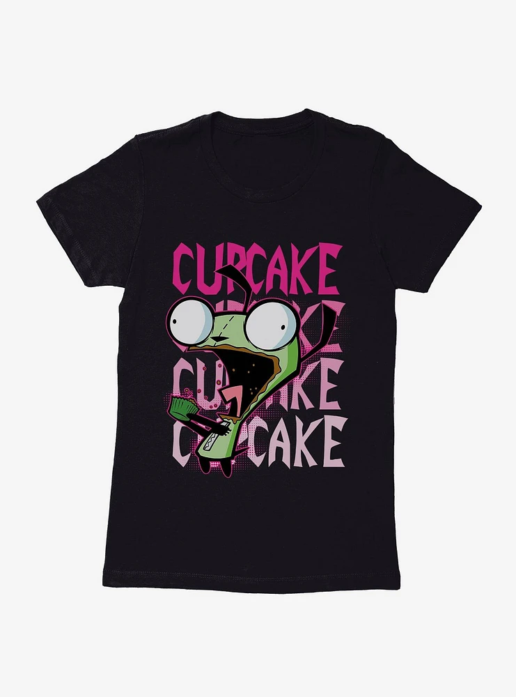 Invader Zim Cupcake GIR Womens T-Shirt