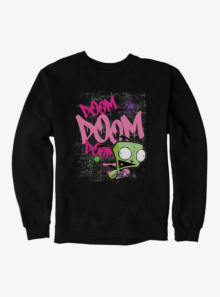 Invader Zim Doom Graffiti GIR Sweatshirt