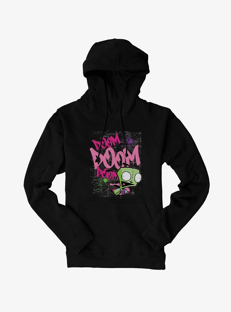 Invader Zim Doom Graffiti GIR Hoodie