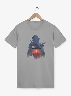 Days Gone Remastered Sillouette Logo T-Shirt