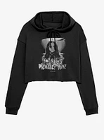 M3GAN You Should Probably Run! Womens Crop Hoodie