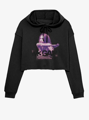 M3GAN Is More Than A Toy Womens Crop Hoodie