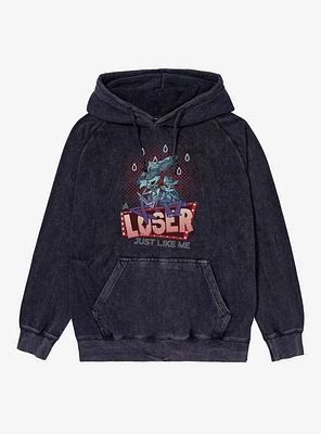 Hazbin Hotel Loser Just LIke Me Mineral Wash Hoodie