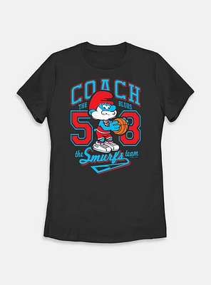 The Smurfs Coach Team Womens T-Shirt