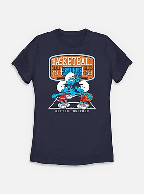 The Smurfs Basketball Better Together  Womens T-Shirt