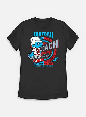 The Smurfs Football Coach Womens T-Shirt