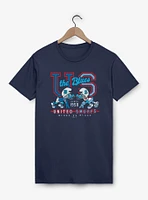 The Smurfs Blues vs Football T-Shirt