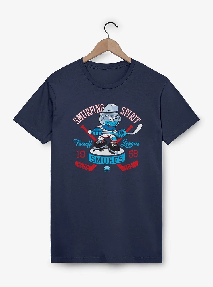 The Smurfs Smurfing Spirit Hockey T-Shirt