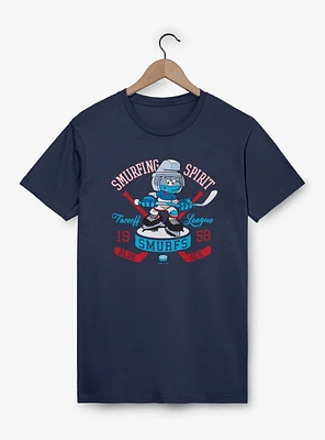 The Smurfs Smurfing Spirit Hockey T-Shirt