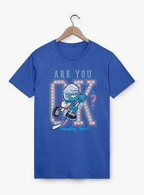 The Smurfs Are You Ok Hockey T-Shirt