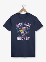 The Smurfs Nice Girl Hockey T-Shirt