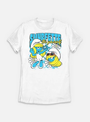 The Smurfs Smurfette Be Yourself Womens T-Shirt