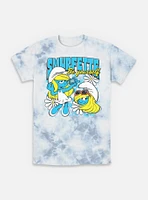 The Smurfs Smurfette Be Yourself Tie-Dye T-Shirt