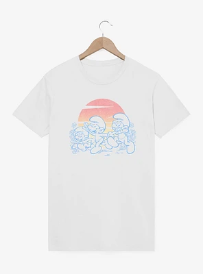 The Smurfs Pastel Sunset T-Shirt