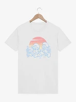 The Smurfs Pastel Sunset T-Shirt