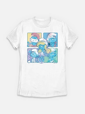The Smurfs Smurf Boxup Womens T-Shirt
