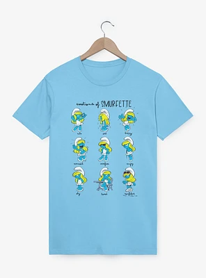 The Smurfs Emotions Of Smurfette T-Shirt