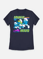 The Smurfs Smurfin Around Womens T-Shirt