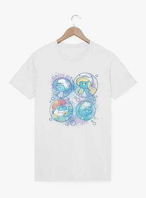 The Smurfs Pastel Bubble T-Shirt