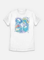 The Smurfs Pastel Bubble Womens T-Shirt