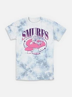The Smurfs Galaxy Mushroom Vibes  Tie-Dye T-Shirt