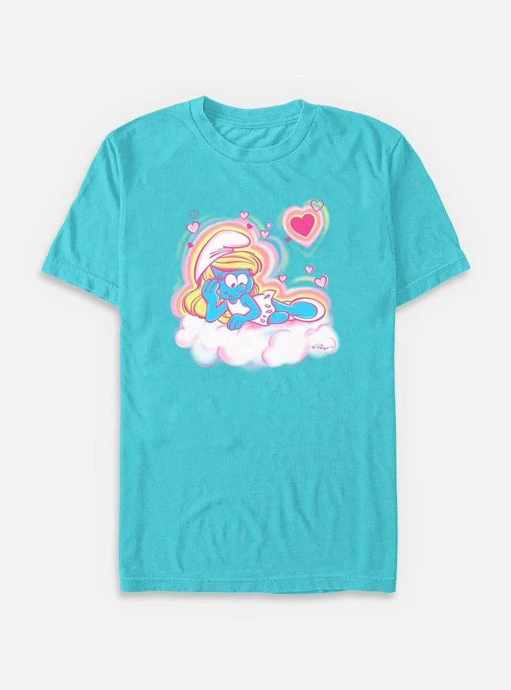The Smurfs Airbrush Hearts T-Shirt