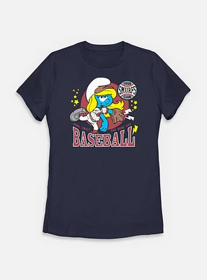 The Smurfs Smurfette Baseball Womens T-Shirt