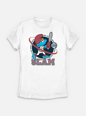 The Smurfs Big Slam Womens T-Shirt