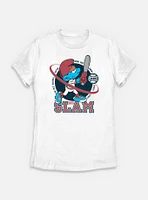 The Smurfs Big Slam Womens T-Shirt