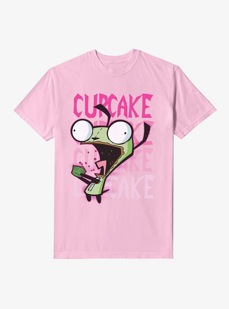 Invader Zim Cupcake GIR Garment-Dyed T-Shirt