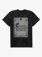 Universal Monsters Wolfman Autumn Moon Mineral Wash T-Shirt