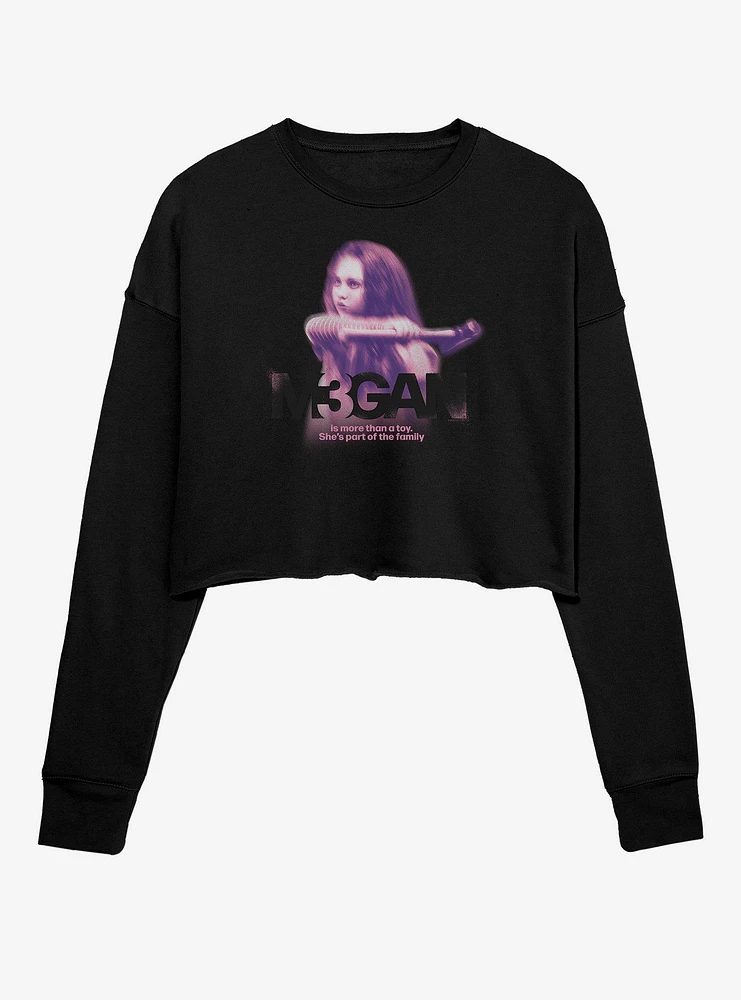 M3GAN Is More Than A Toy Womens Crop Sweatshirt