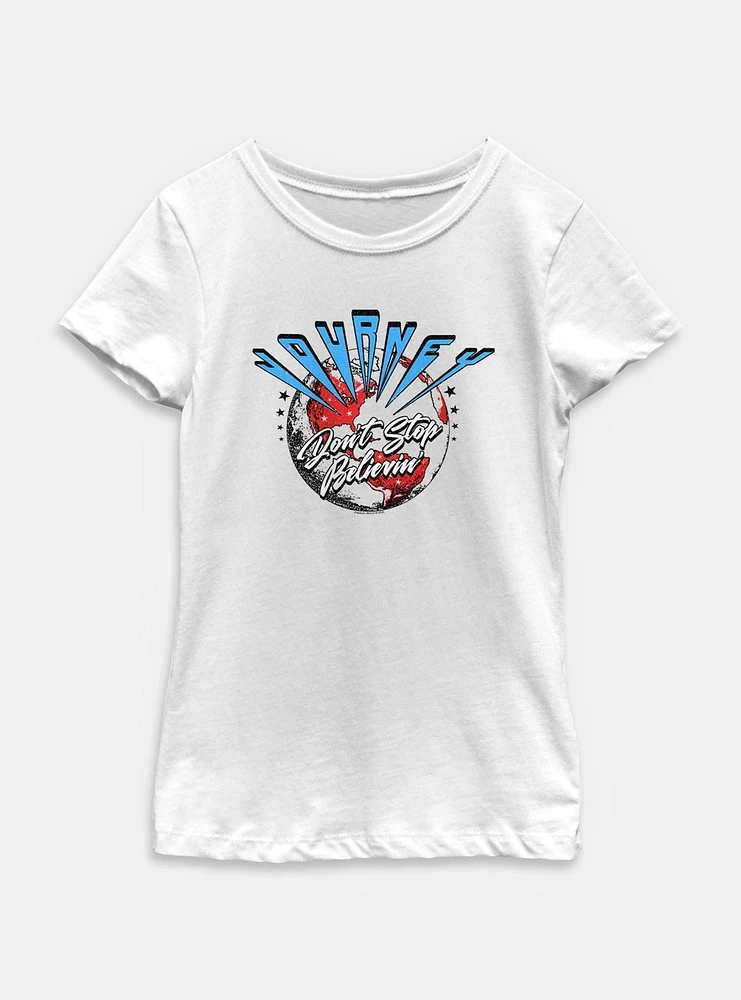 Journey Dont Stop Believin World Tour Youth Girls T-Shirt