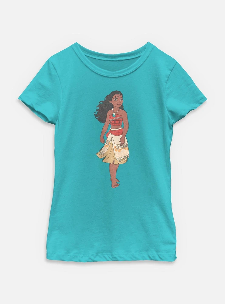 Disney Moana Pose Youth Girls T-Shirt