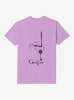 Coraline Button Skeleton Key Garment-Dyed T-Shirt