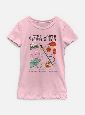 Disney Princesses Mulan Jumble Youth Girls T-Shirt