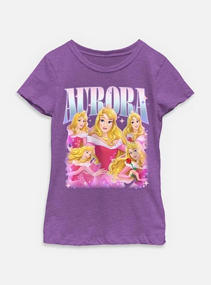 Disney Princesses Retro Aurora Youth Girls T-Shirt